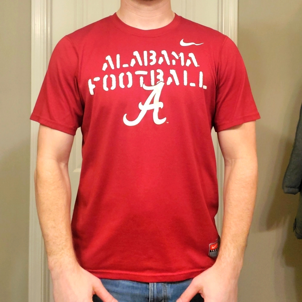 Nike Alabama Crimson Tide Dr Fit Shirt Crimson Medium